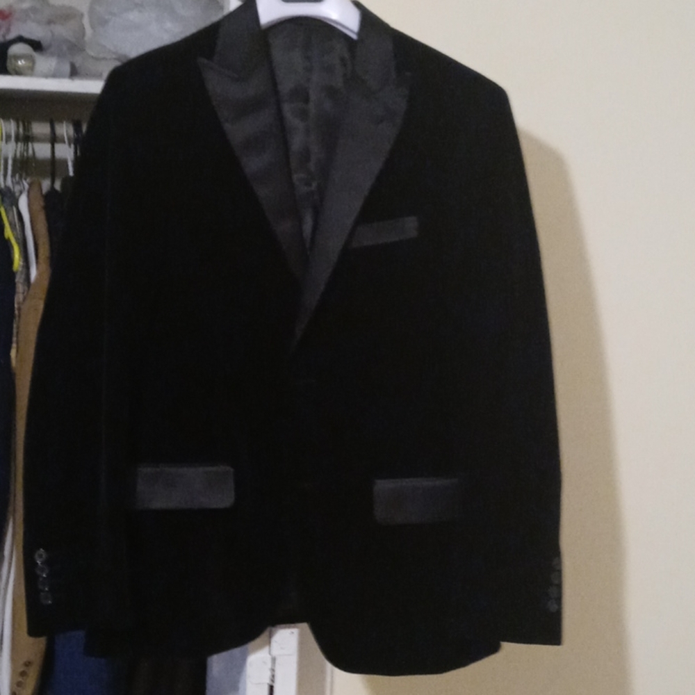 Super Clean Suede Black Blazer fot Classy Man